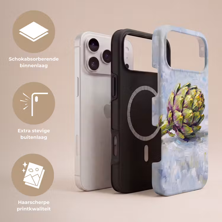 Telefoonhoesje Toughcase - Eten - Artisjok - Modern — 3