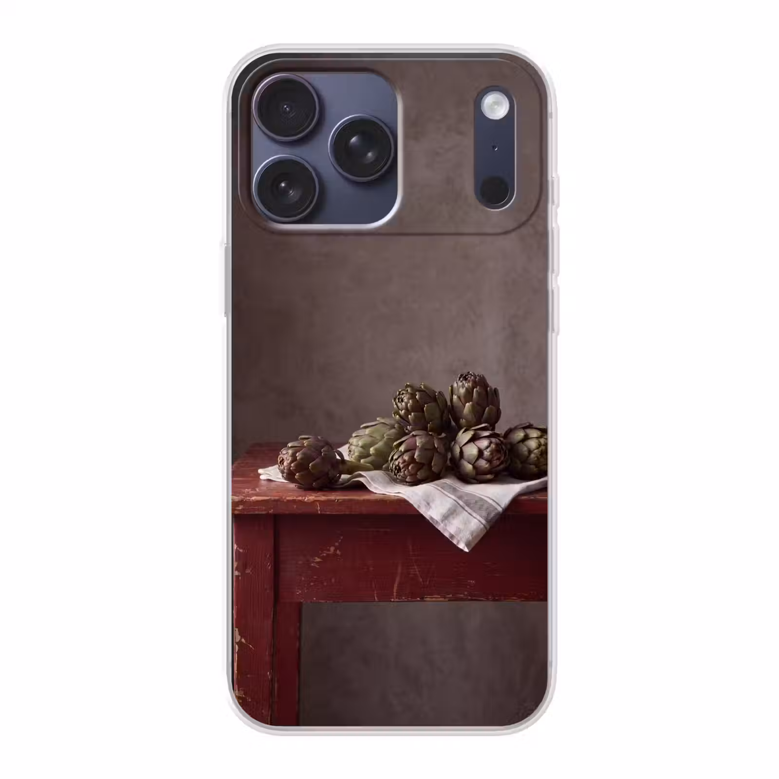 Telefoonhoesje Softcase - Artisjok - Eten - Rustiek — 1