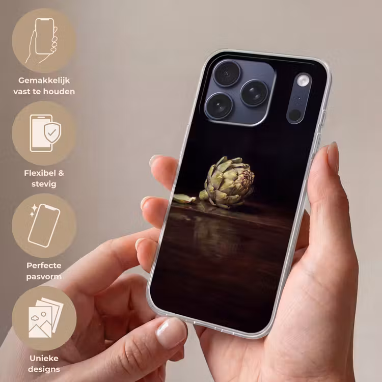 Telefoonhoesje Softcase - Artichok - Eten - Klassiek — 4