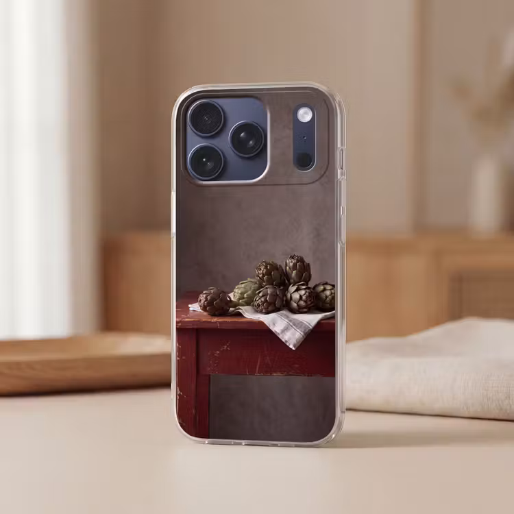 Telefoonhoesje Softcase - Artisjok - Eten - Rustiek — 3