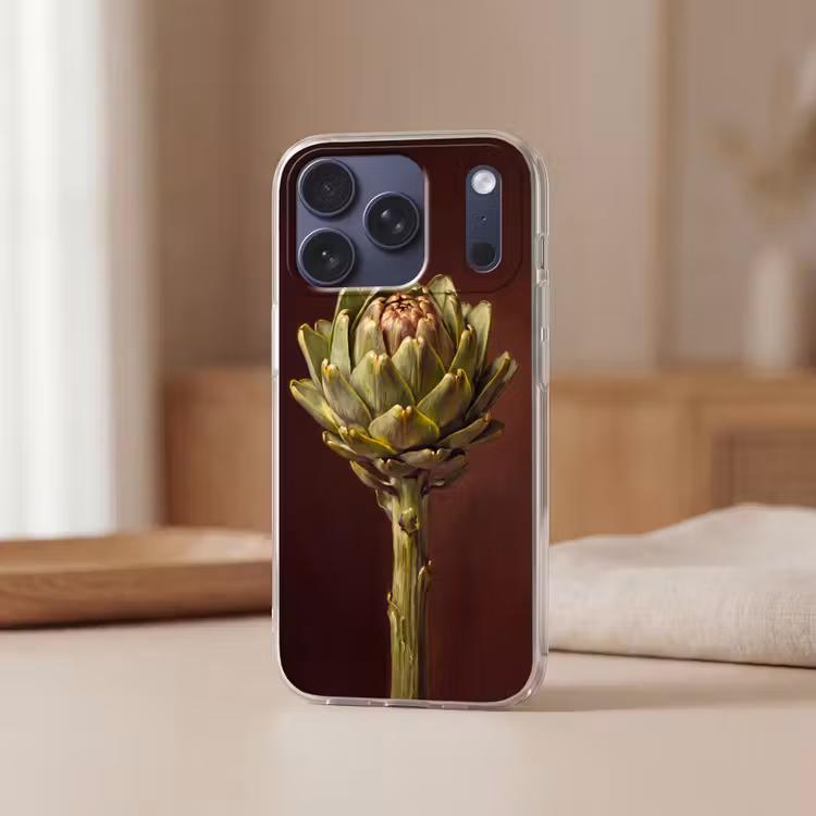 Telefoonhoesje Softcase - Groente - Artisjok - Groen — 3