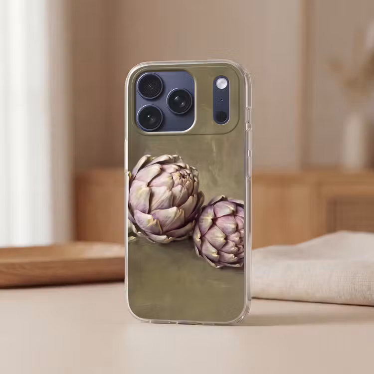 Telefoonhoesje Softcase - Groente - Stilleven - Schilderij — 3