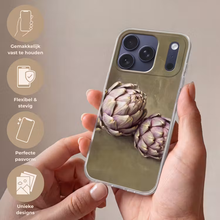 Telefoonhoesje Softcase - Groente - Stilleven - Schilderij — 4