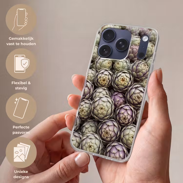 Telefoonhoesje Softcase - Groenten - Vers - Eten — 4