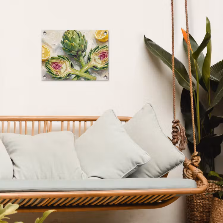 Tuinposter - Artisjok - Citroen - Eten — 5