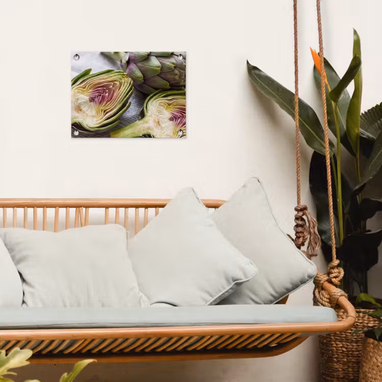Tuinposter - Artisjok - Doorgesneden - Eten — 5