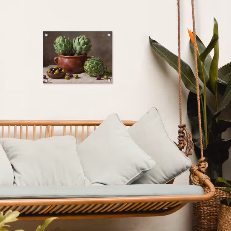 Tuinposter - Artisjokken - Olijven - Eten — 5