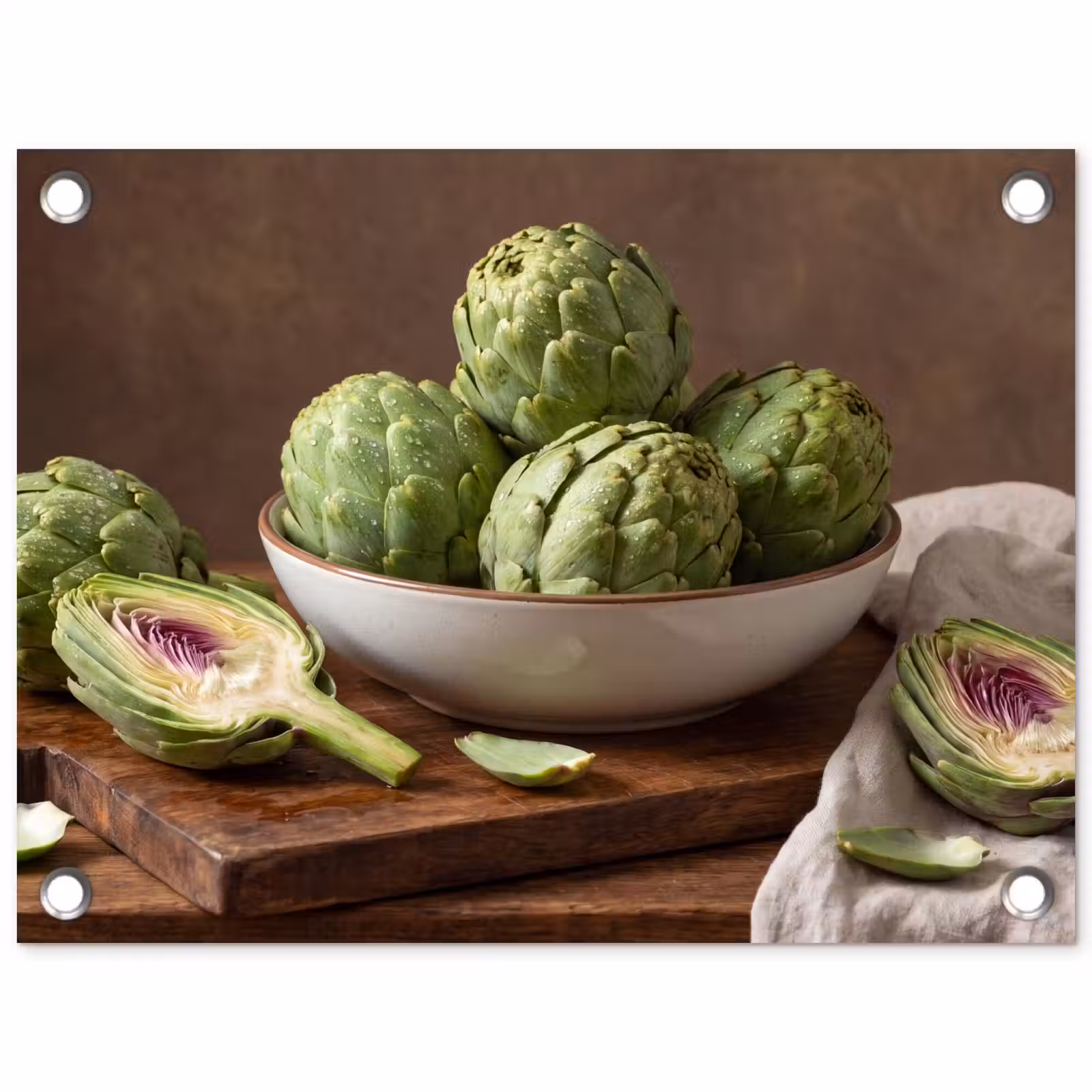 Tuinposter - Groenten - Artisjok - Keuken — 1