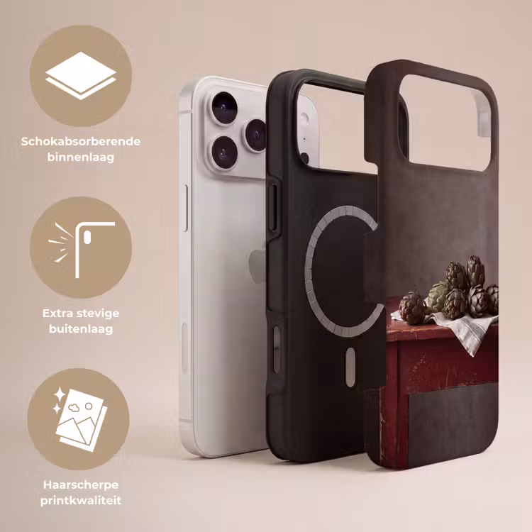 Telefoonhoesje Toughcase - Artisjok - Eten - Rustiek — 3
