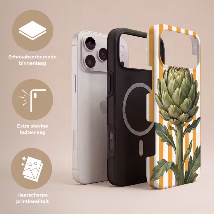 Telefoonhoesje Toughcase - Artisjok - Modern - Groente — 3