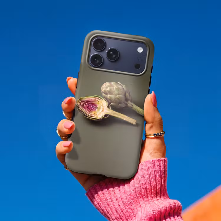 Telefoonhoesje Toughcase - Artisjok - Paars - Voedsel — 2