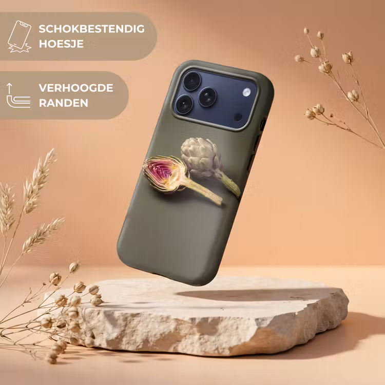 Telefoonhoesje Toughcase - Artisjok - Paars - Voedsel — 5