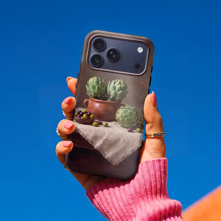 Telefoonhoesje Toughcase - Artisjokken - Olijven - Eten — 2
