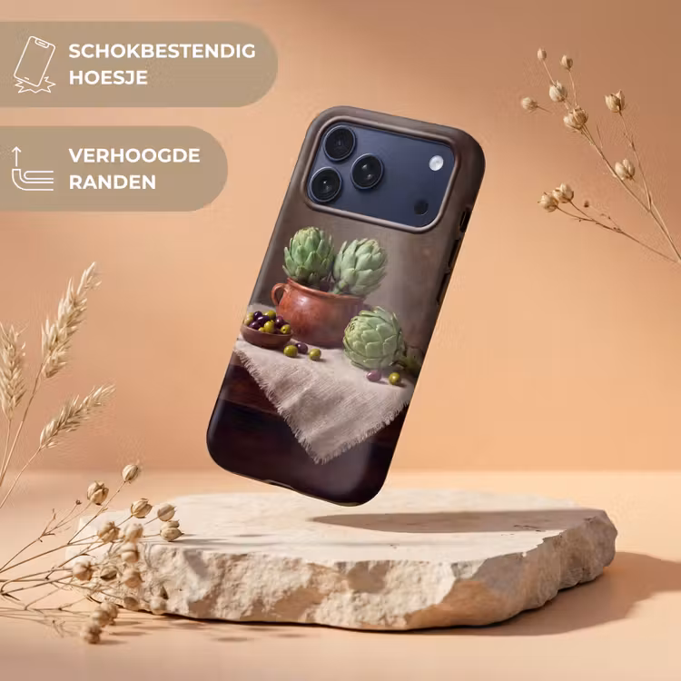 Telefoonhoesje Toughcase - Artisjokken - Olijven - Eten — 5