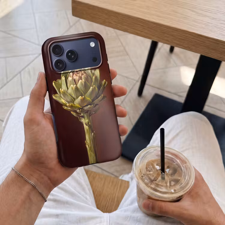Telefoonhoesje Toughcase - Groente - Artisjok - Groen — 4