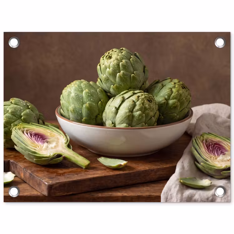 Tuinposter - Groenten - Artisjok - Keuken — 1