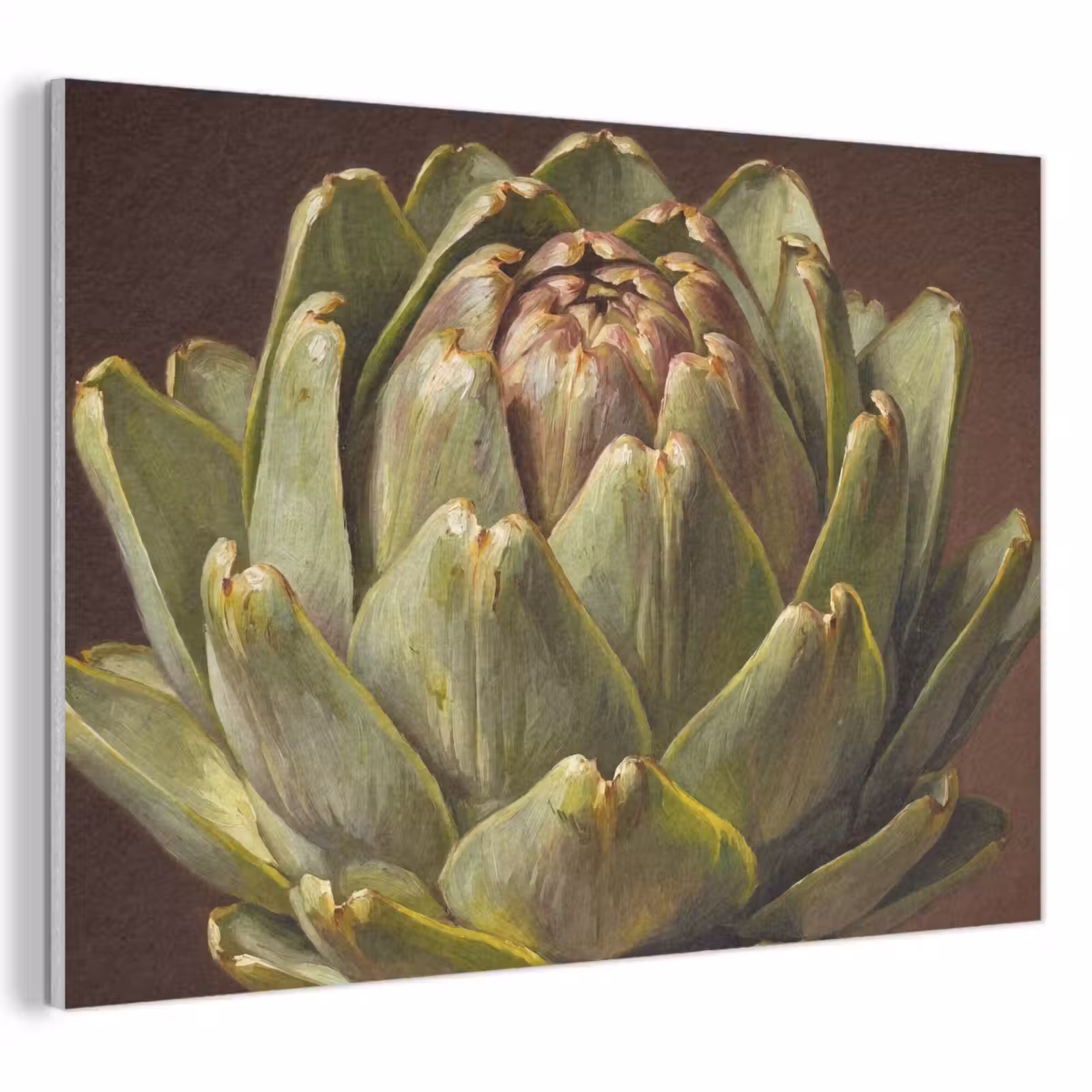 Akoestisch schilderij - Groente - Artisjok - Groen — 1