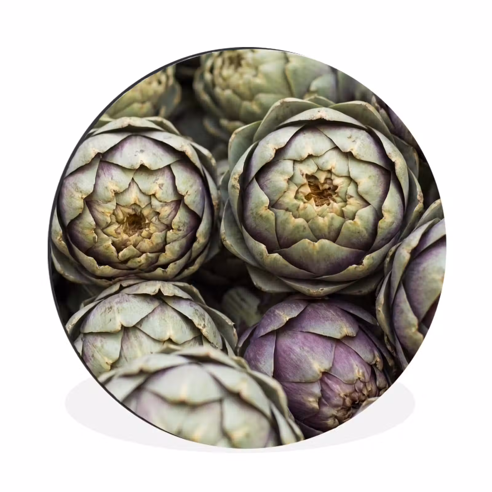 Wandcirkel - Aluminium - Groenten - Vers - Eten — 1