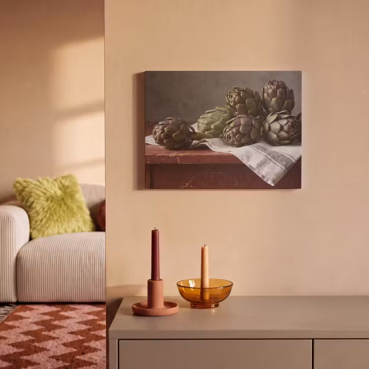 Akoestisch schilderij - Artisjok - Eten - Rustiek — 2