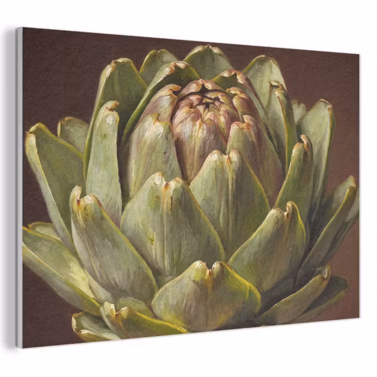 Akoestisch schilderij - Groente - Artisjok - Groen — 1