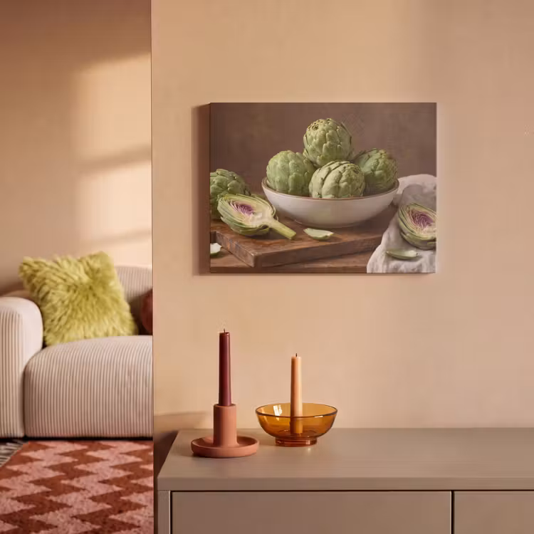 Akoestisch schilderij - Groenten - Artisjok - Keuken — 2