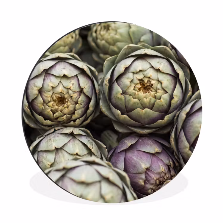 Wandcirkel - Aluminium - Groenten - Vers - Eten — 1