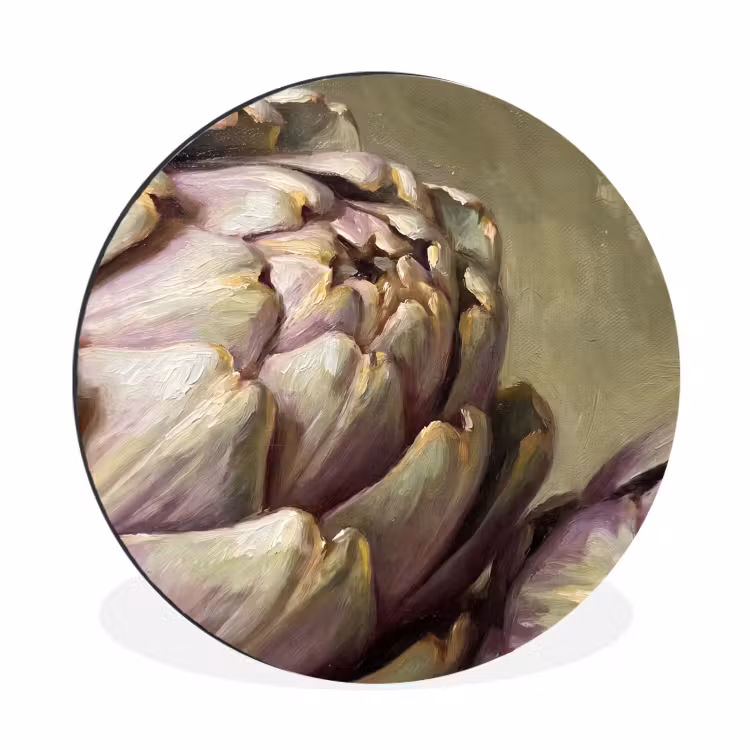 Wandcirkel - Aluminium - Groente - Stilleven - Schilderij — 1