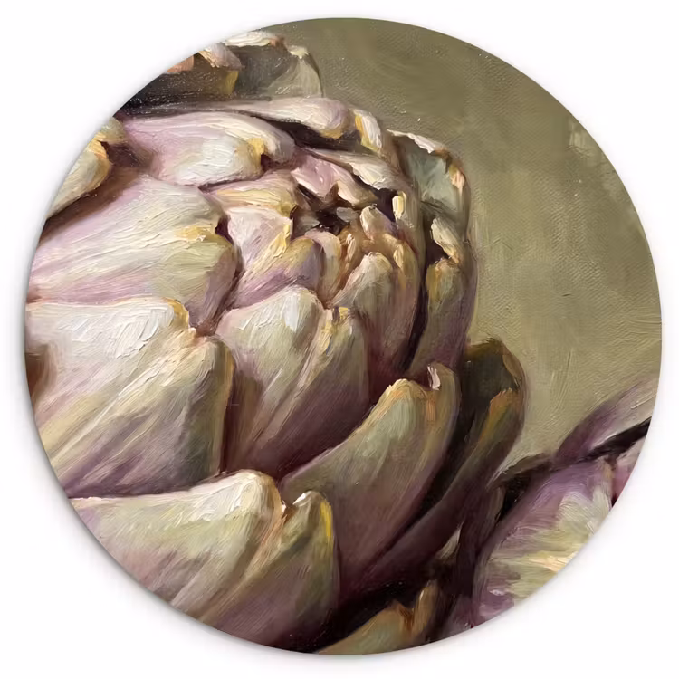 Wandcirkel - Glas - Groente - Stilleven - Schilderij — 1