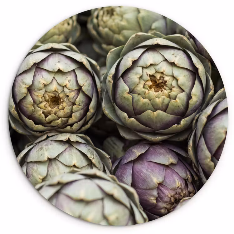Wandcirkel - Glas - Groenten - Vers - Eten — 1