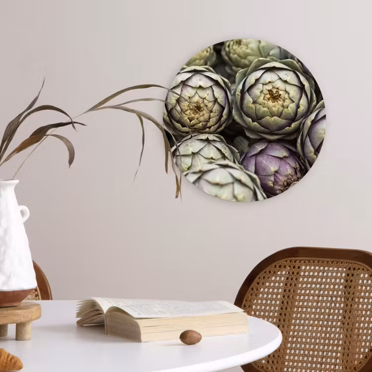 Wandcirkel - Glas - Groenten - Vers - Eten — 4