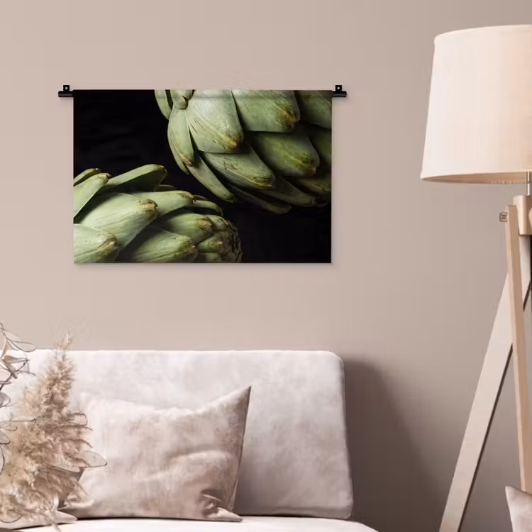 Wandkleed - Artisjok - Groen - Eten — 2