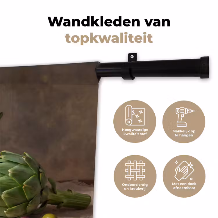 Wandkleed - Artisjokken - Olijven - Eten — 3