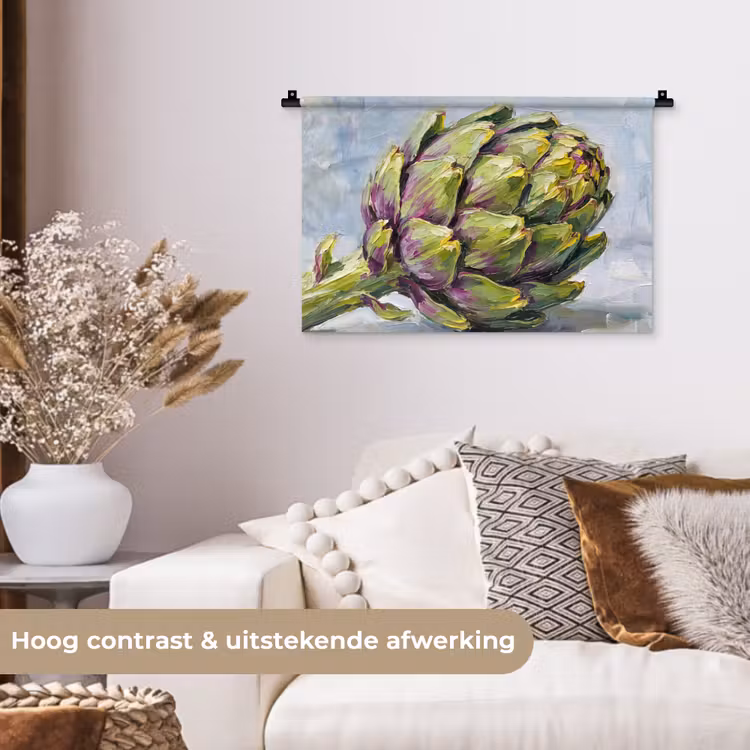 Wandkleed - Eten - Artisjok - Modern — 4