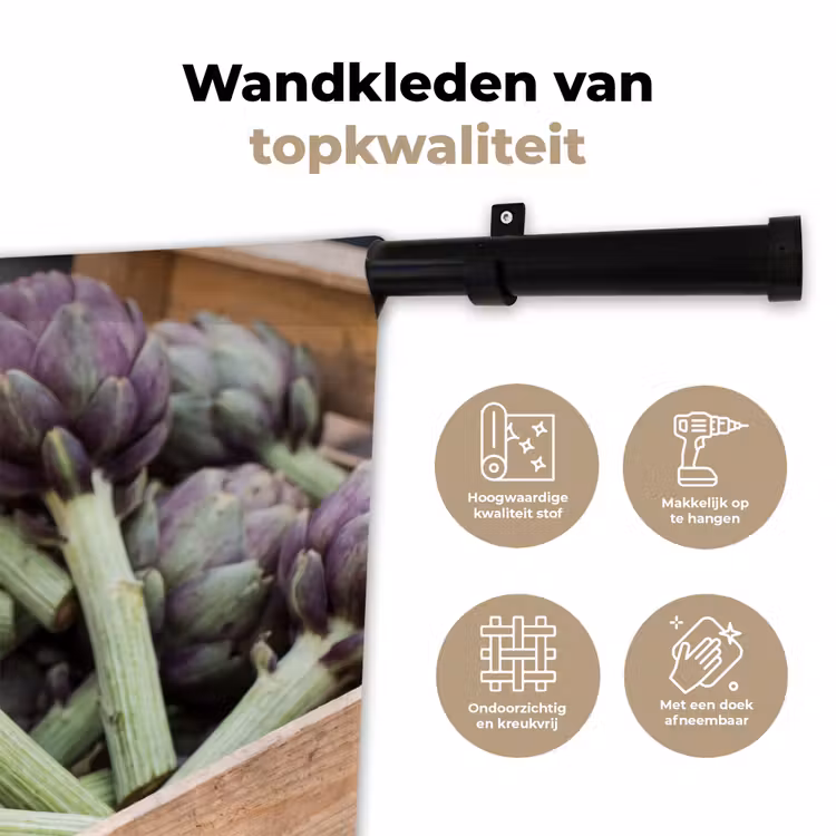 Wandkleed - Groenten - Markt - Vers — 3