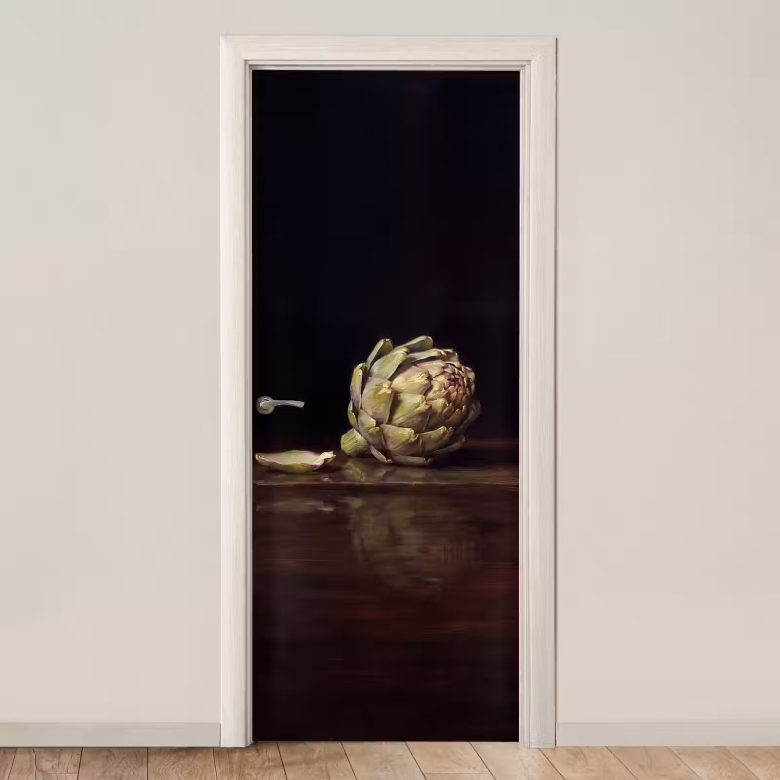 Deursticker - Artichok - Eten - Klassiek — 1