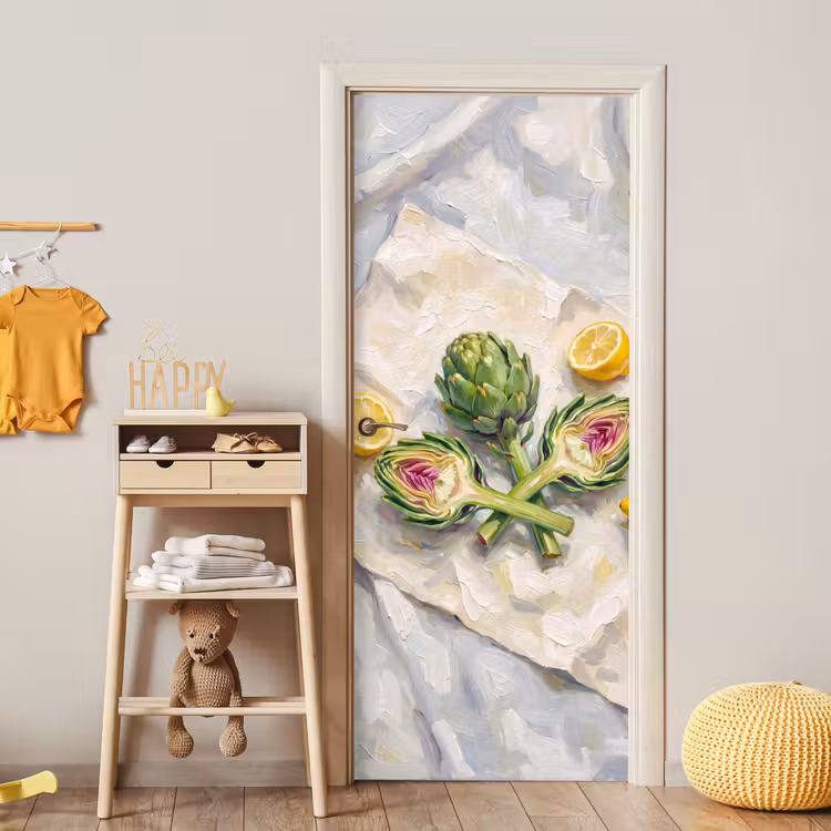 Deursticker - Artisjok - Citroen - Eten — 6