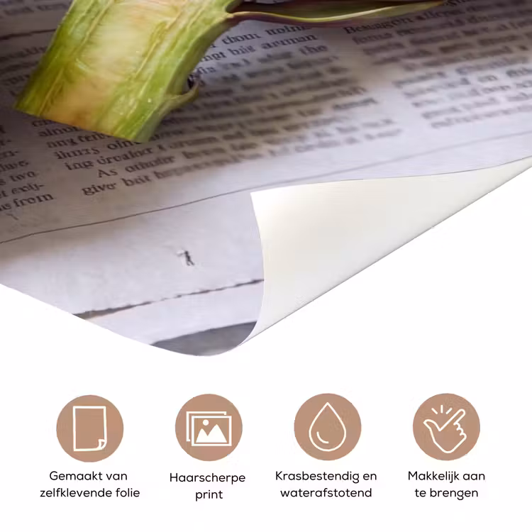 Deursticker - Artisjok - Doorgesneden - Eten — 3