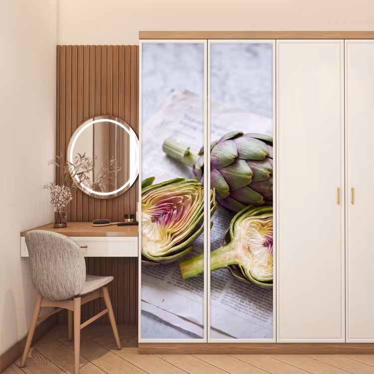 Deursticker - Artisjok - Doorgesneden - Eten — 5