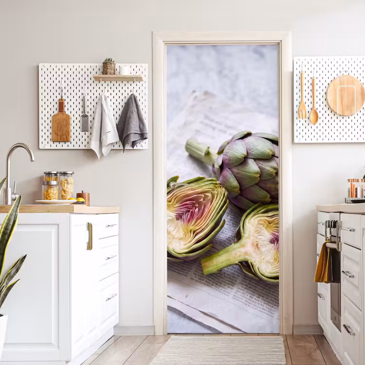 Deursticker - Artisjok - Doorgesneden - Eten — 7