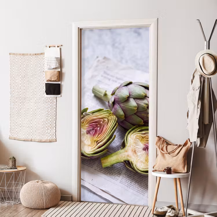 Deursticker - Artisjok - Doorgesneden - Eten — 8