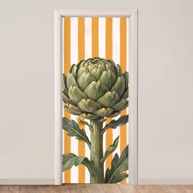 Deursticker - Artisjok - Modern - Groente — 1