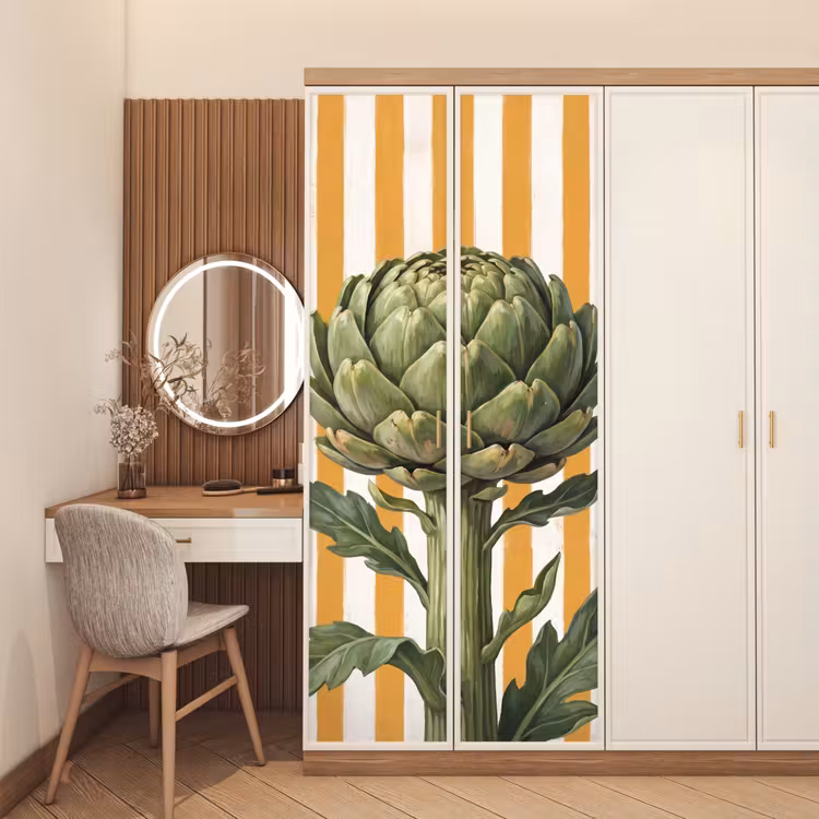Deursticker - Artisjok - Modern - Groente — 5
