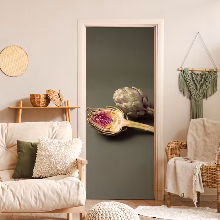 Deursticker - Artisjok - Paars - Voedsel — 4