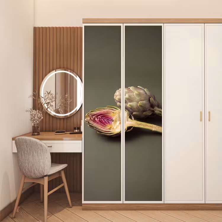Deursticker - Artisjok - Paars - Voedsel — 5
