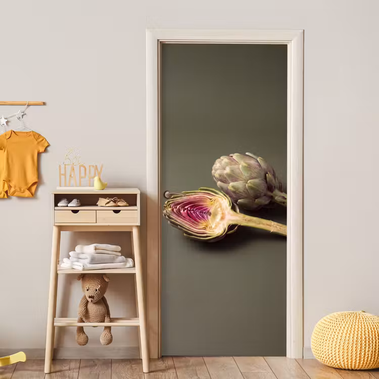Deursticker - Artisjok - Paars - Voedsel — 6