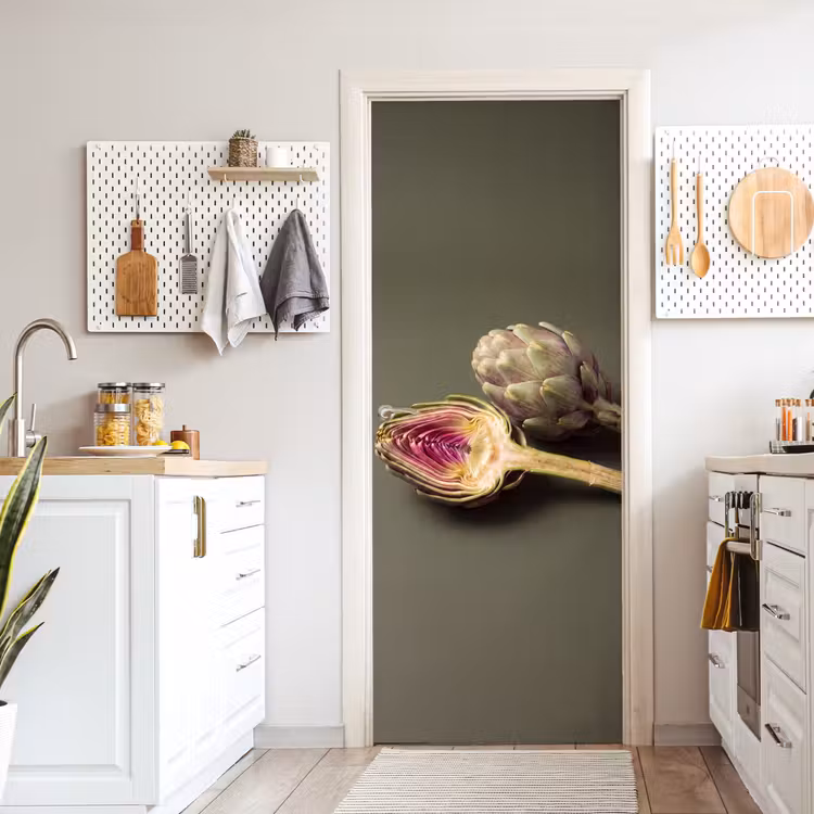 Deursticker - Artisjok - Paars - Voedsel — 7