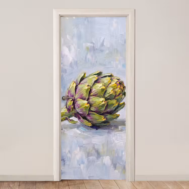 Deursticker - Eten - Artisjok - Modern — 1