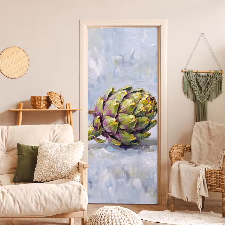 Deursticker - Eten - Artisjok - Modern — 4