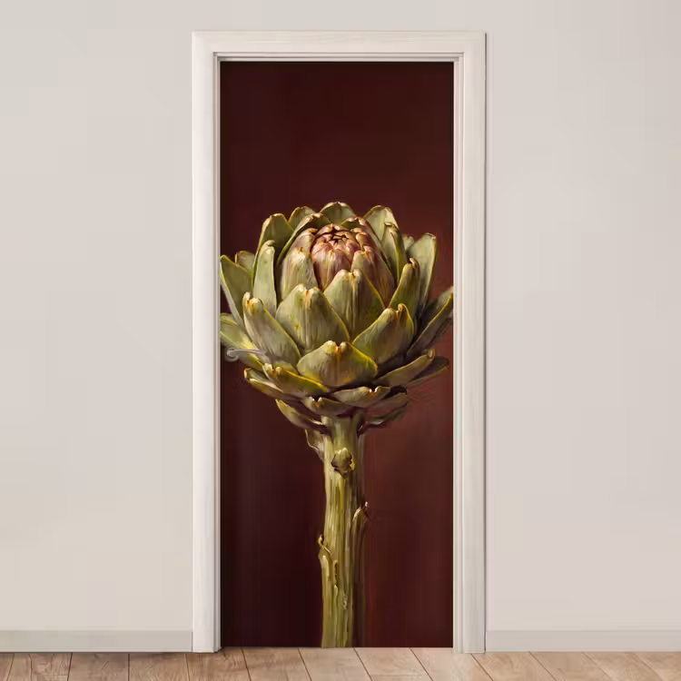 Deursticker - Groente - Artisjok - Groen — 1