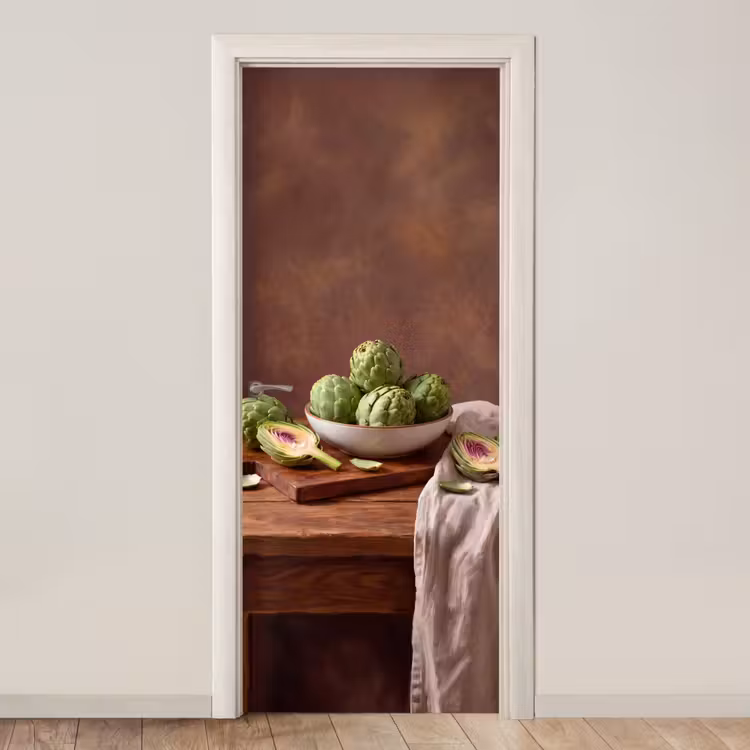 Deursticker - Groenten - Artisjok - Keuken — 1